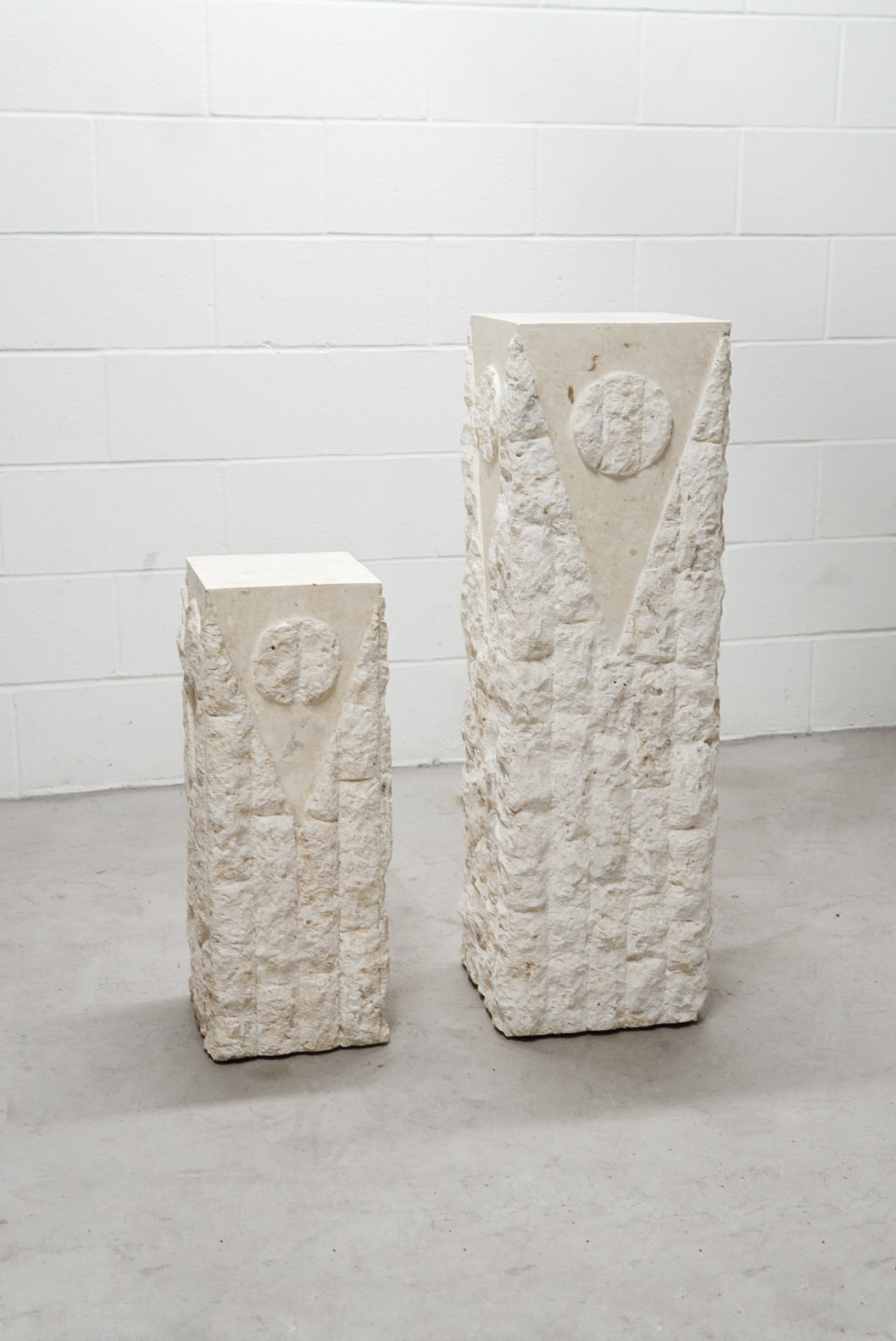 Vintage Stone Plinths/Pedestals