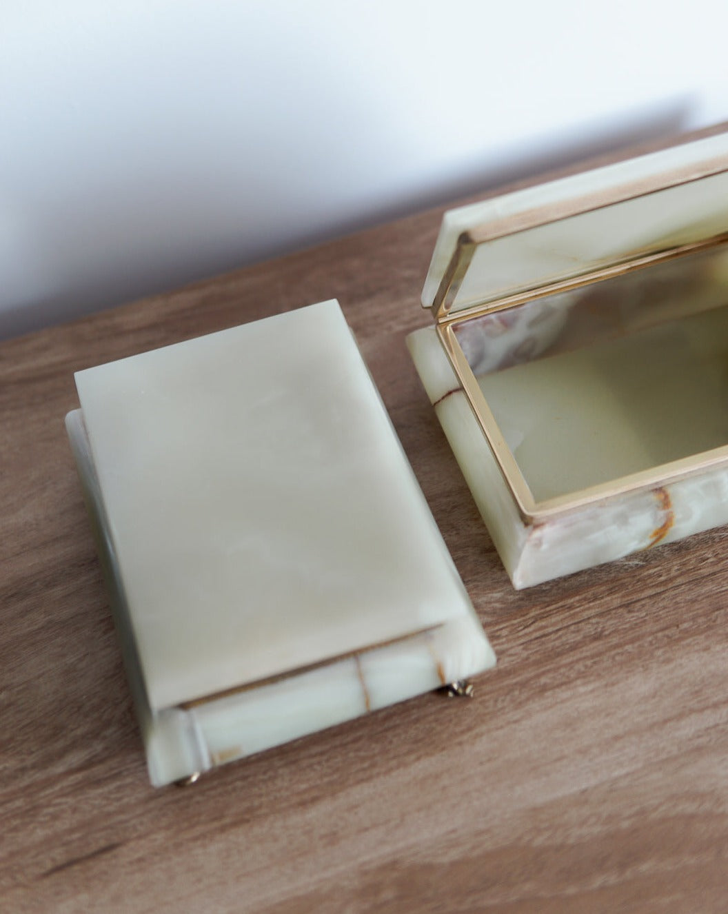 Alabaster Jewelry Box
