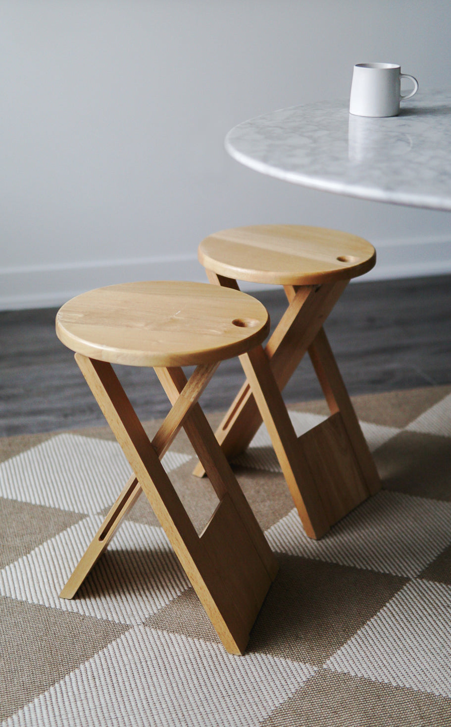 1980’s Foldable Wooden Stools