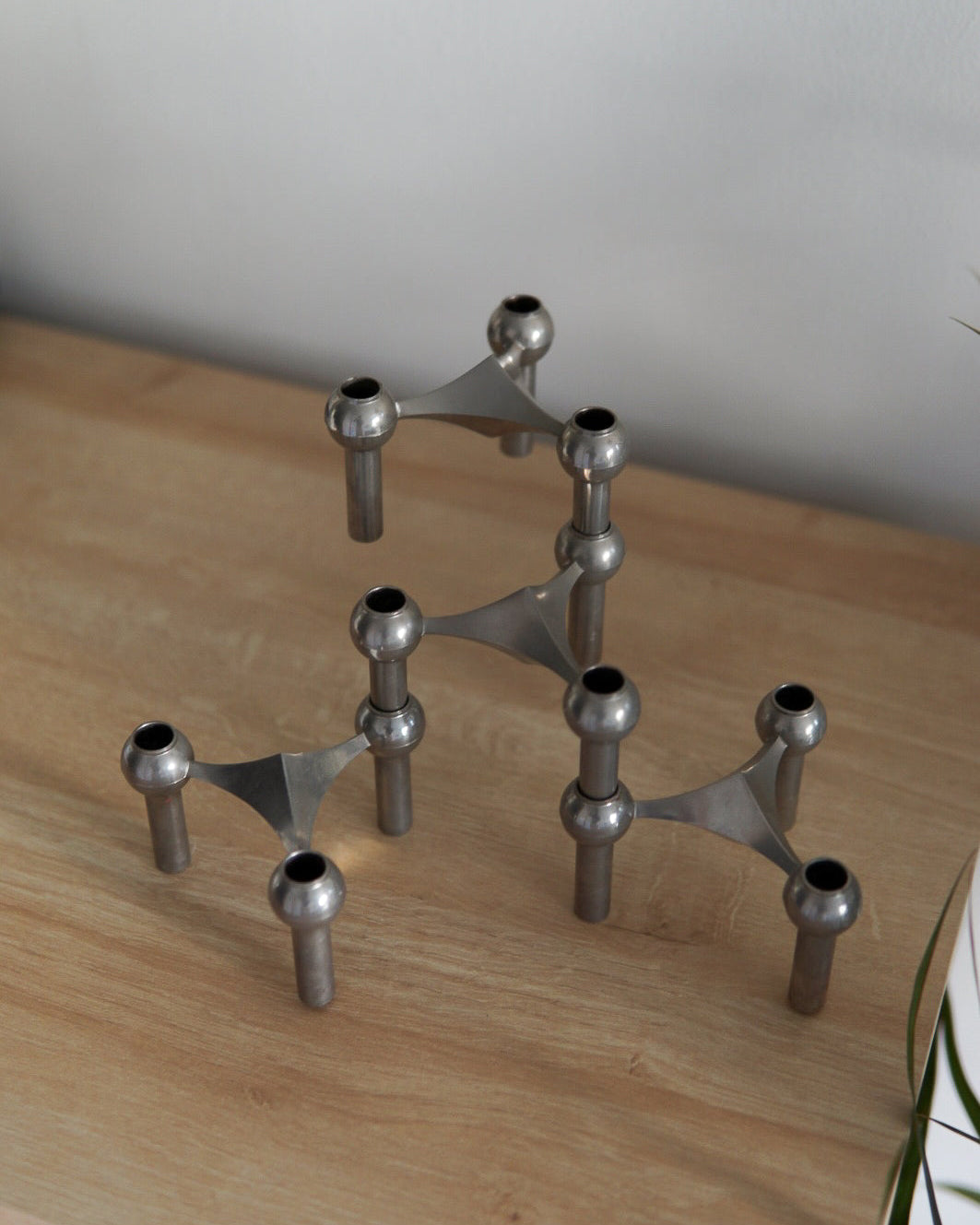 Mid-Century STOFF Nagel Candle Holders