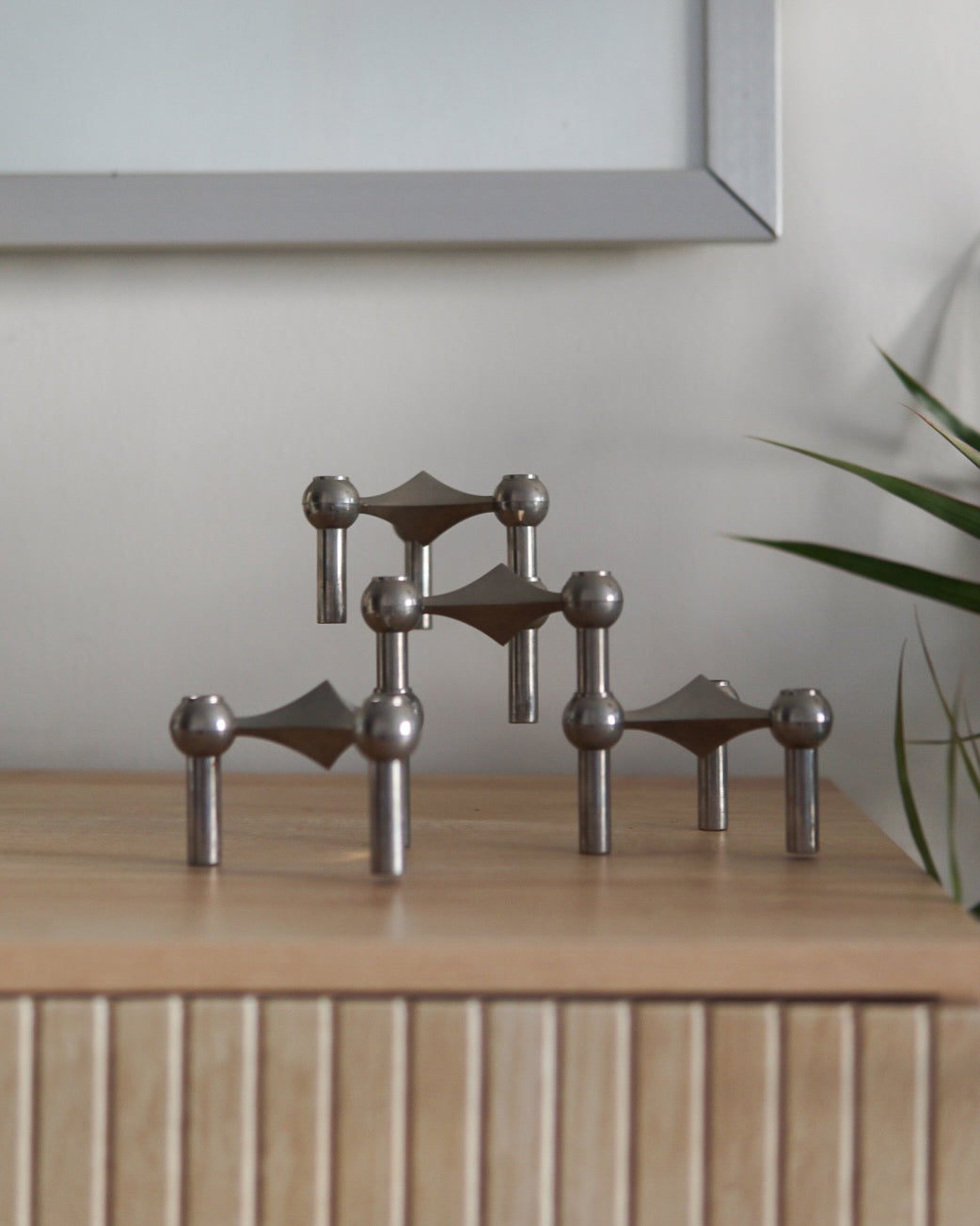 Mid-Century STOFF Nagel Candle Holders