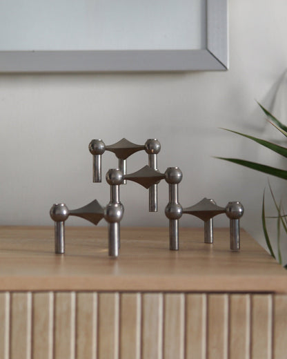 Mid-Century STOFF Nagel Candle Holders