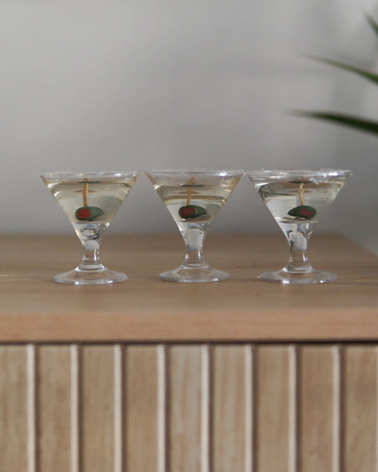 Mini Citronella Martini Candles