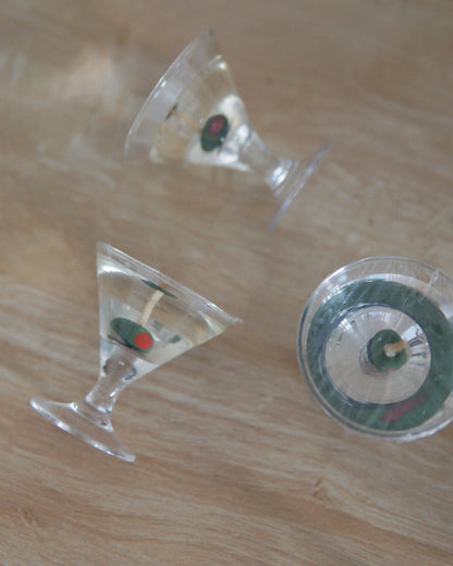 Mini Citronella Martini Candles