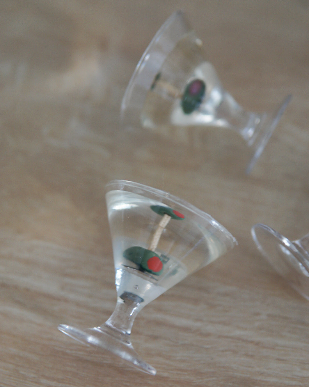 Mini Citronella Martini Candles