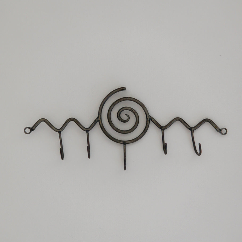 Wrought Iron Squiggle Hooks