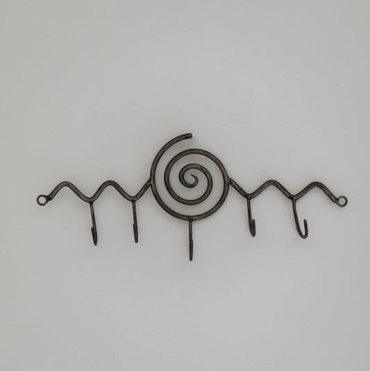 Wrought Iron Squiggle Hooks