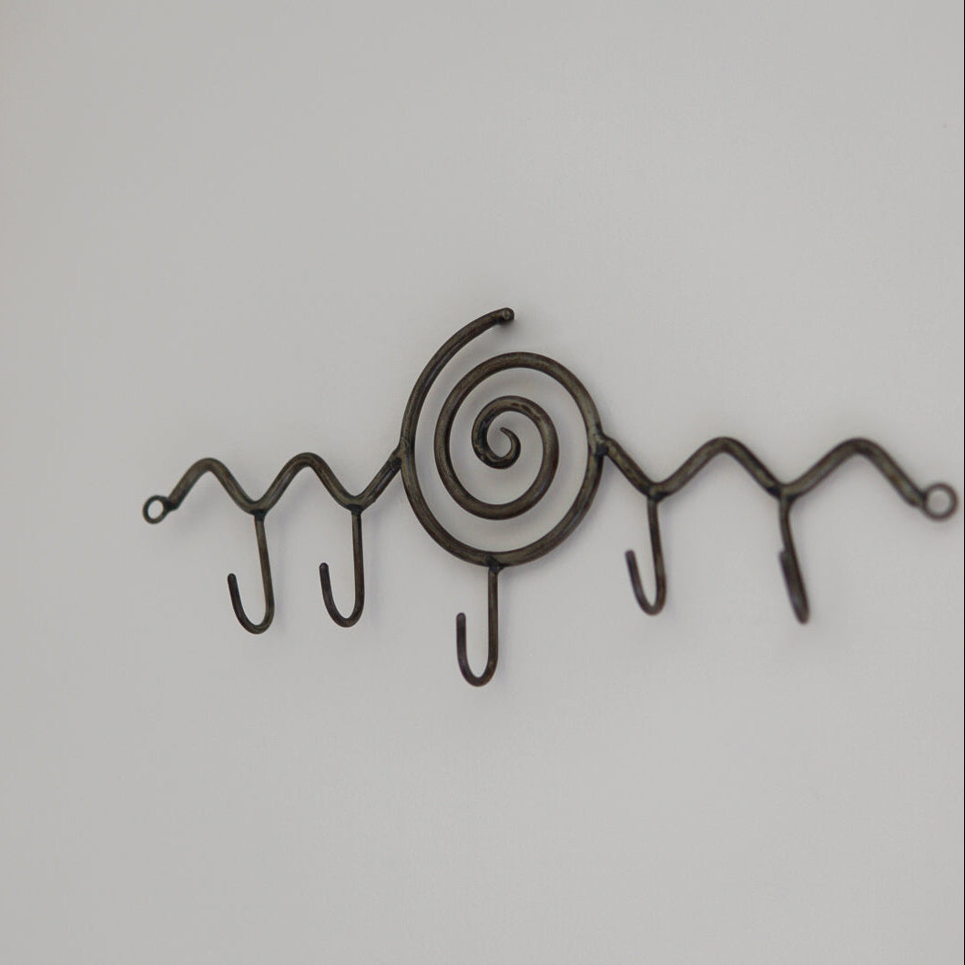 Wrought Iron Squiggle Hooks