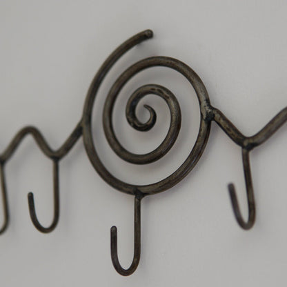 Wrought Iron Squiggle Hooks