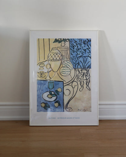 Matisse 'Intérieur Jaune et Bleu' Painting