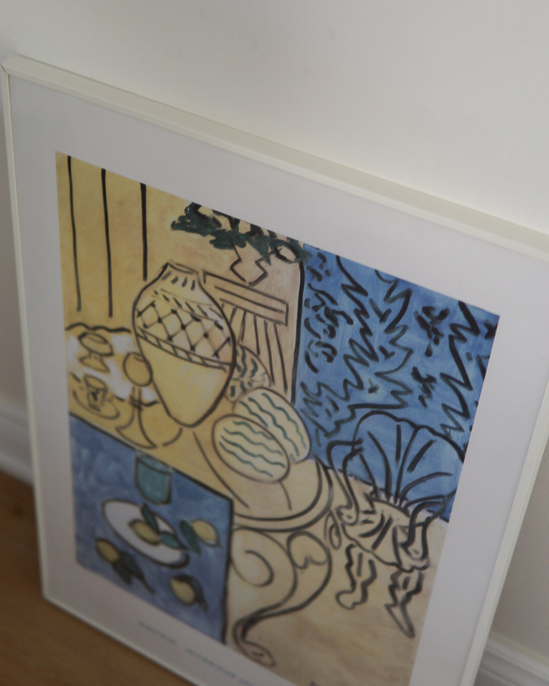 Matisse 'Intérieur Jaune et Bleu' Painting