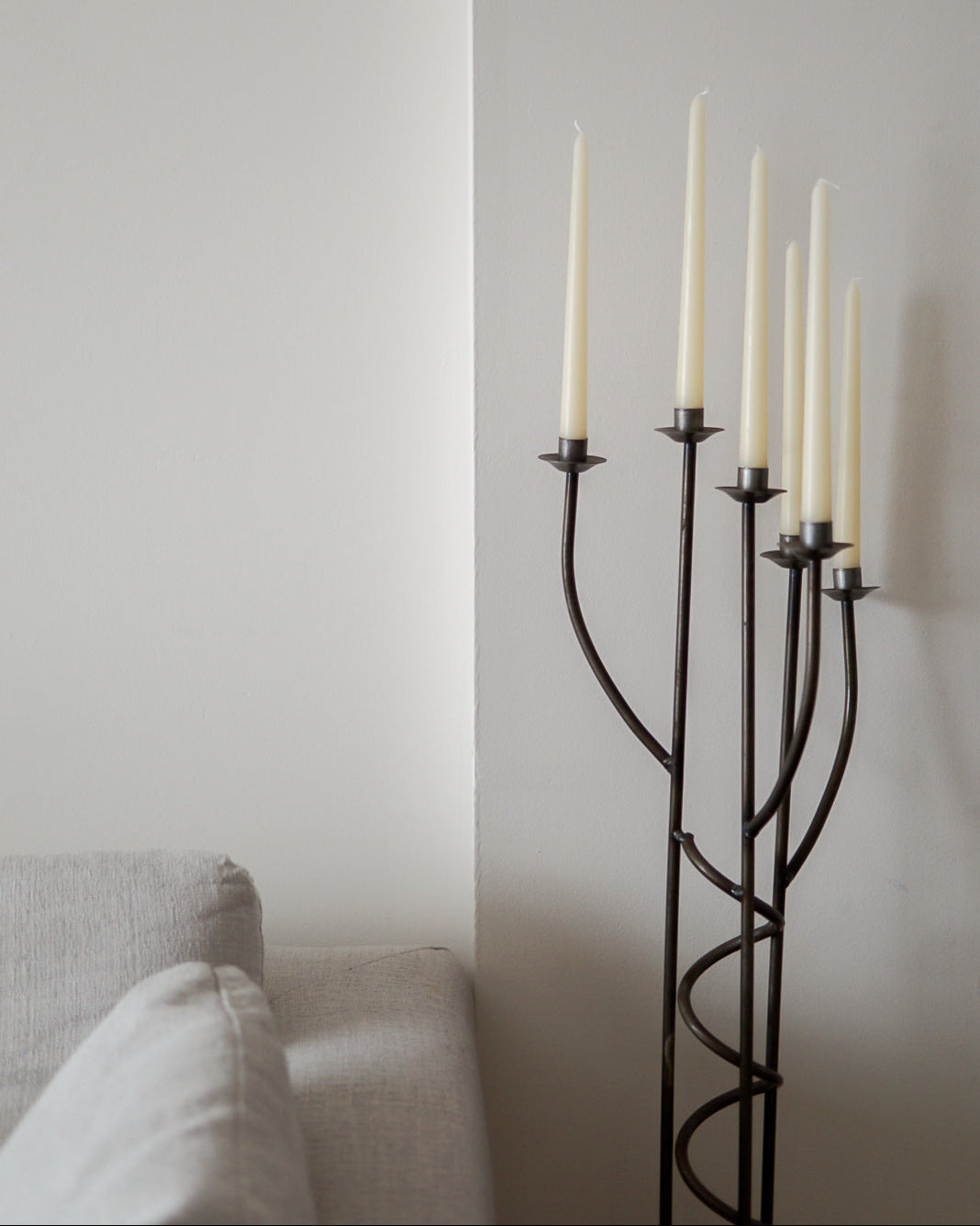 6-Tier Gothic Floor Candelabra