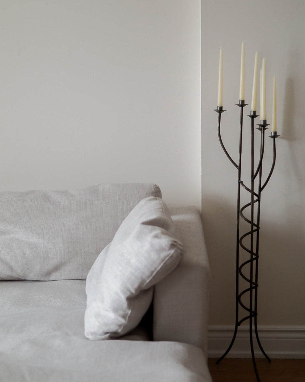 6-Tier Gothic Floor Candelabra