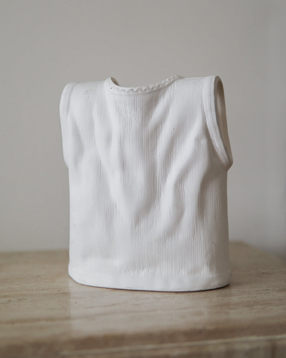 Vintage T-Shirt Ceramic Vase