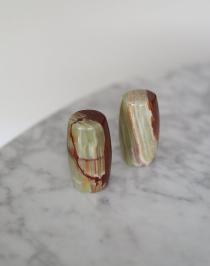 Onyx Salt and Pepper Shakers