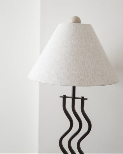 Memphis-Style Wavy Lamp