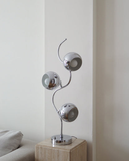 Space Age Chrome "Eyeball" Lamp