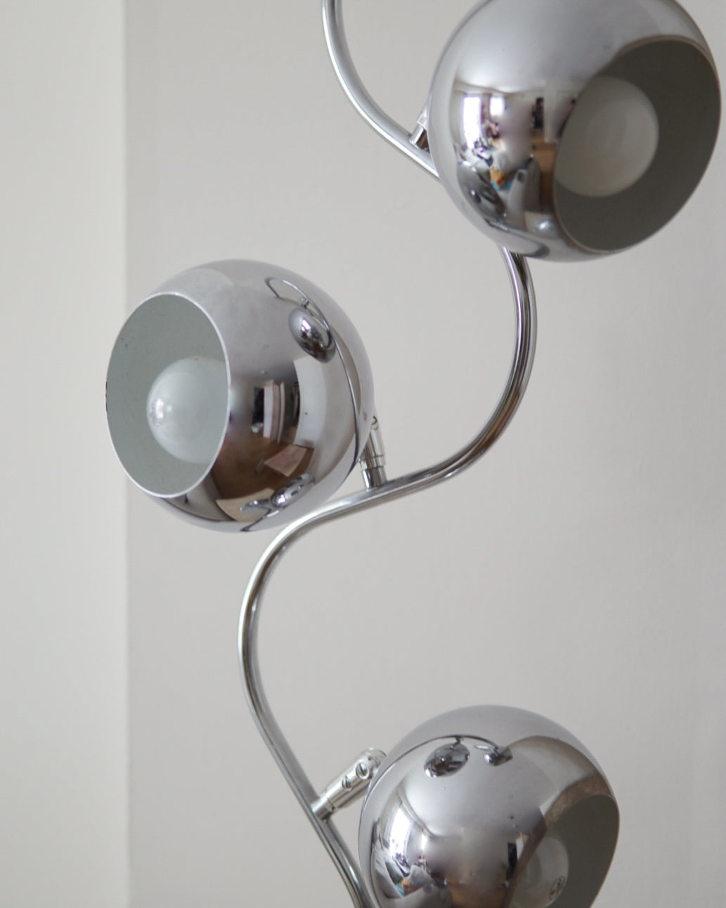 Space Age Chrome "Eyeball" Lamp