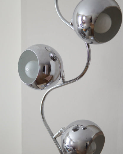 Space Age Chrome "Eyeball" Lamp