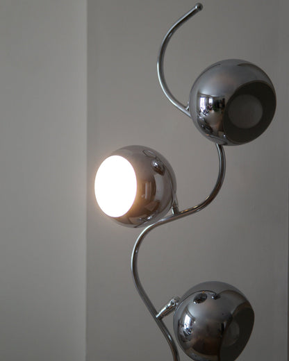 Space Age Chrome "Eyeball" Lamp