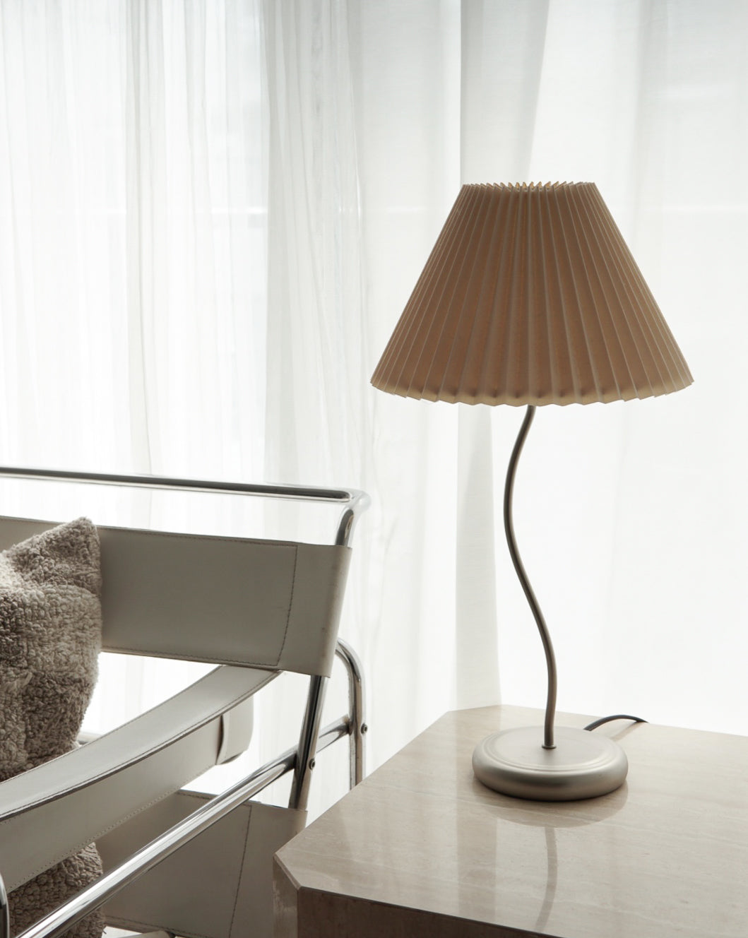 Tall Vintage Squiggle Lamp