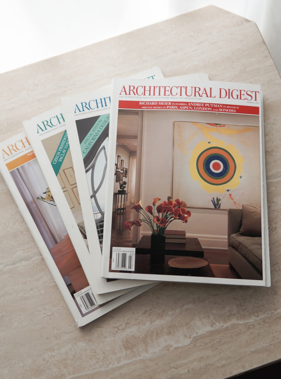 Vintage Architectural Digest Magazines