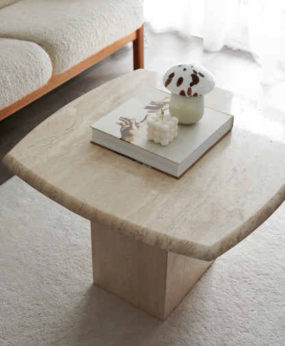 Small Travertine Coffee Table
