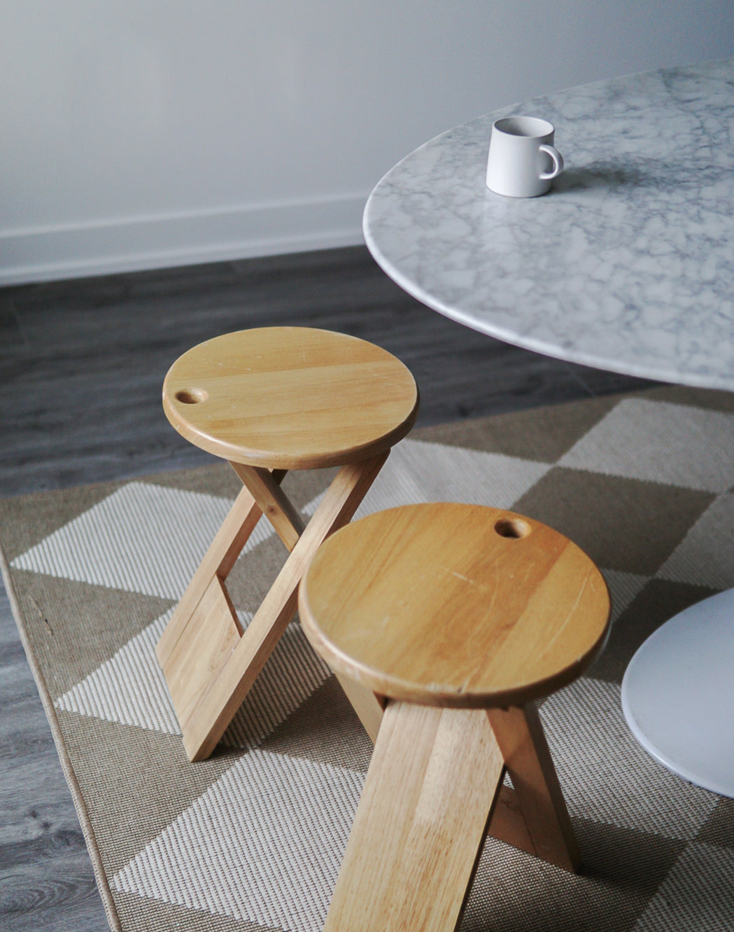 1980’s Foldable Wooden Stools