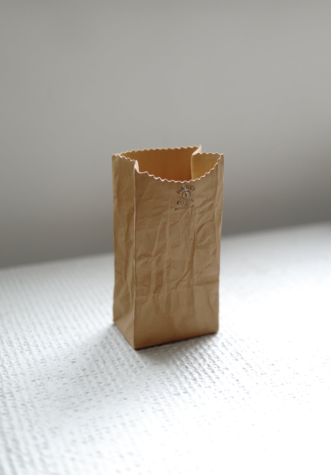 X-Small Ceramic Paper Bag by Artist Michel (Michael) Harvey