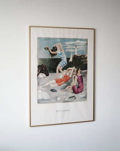 Oversized Vintage Picasso ‘Three Bathers 1918’ Framed Art