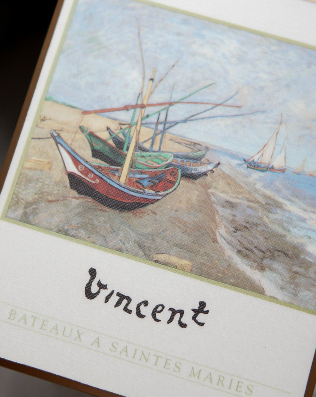 Van Gogh 'Bateaux A Saintes Maries' Painting