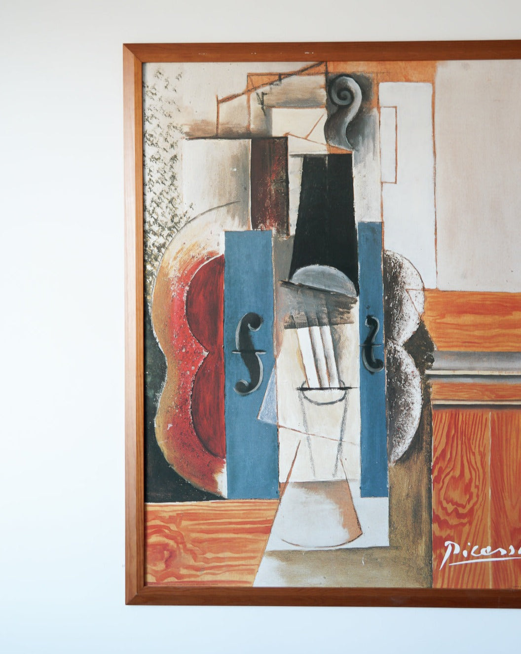 XL Picasso 'Violin Hanging on the Wall' Painting