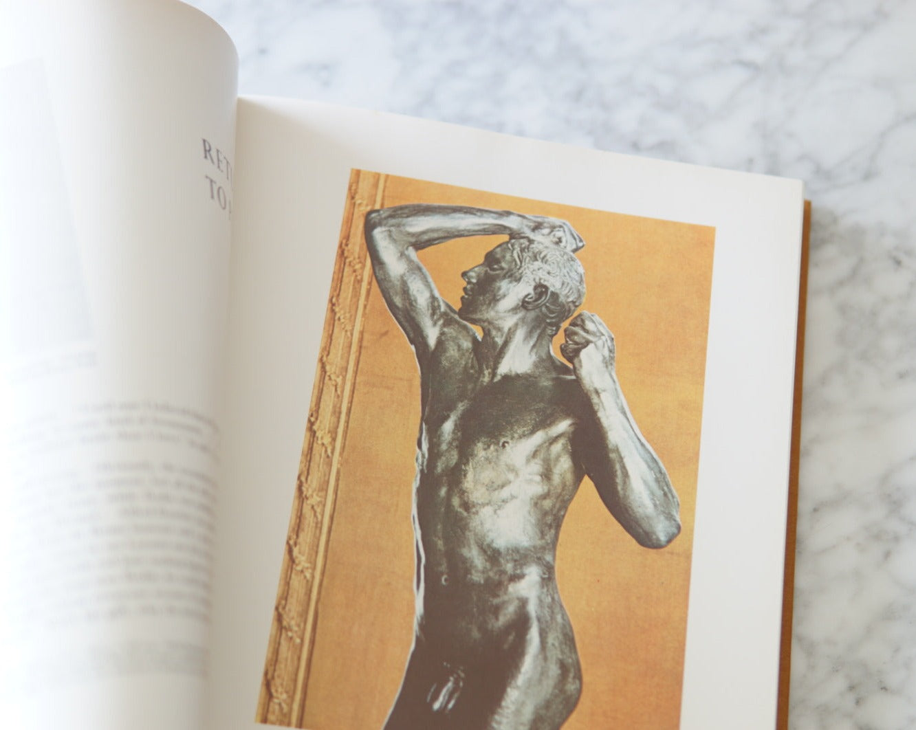 Vintage Auguste Rodin Coffee Table Book