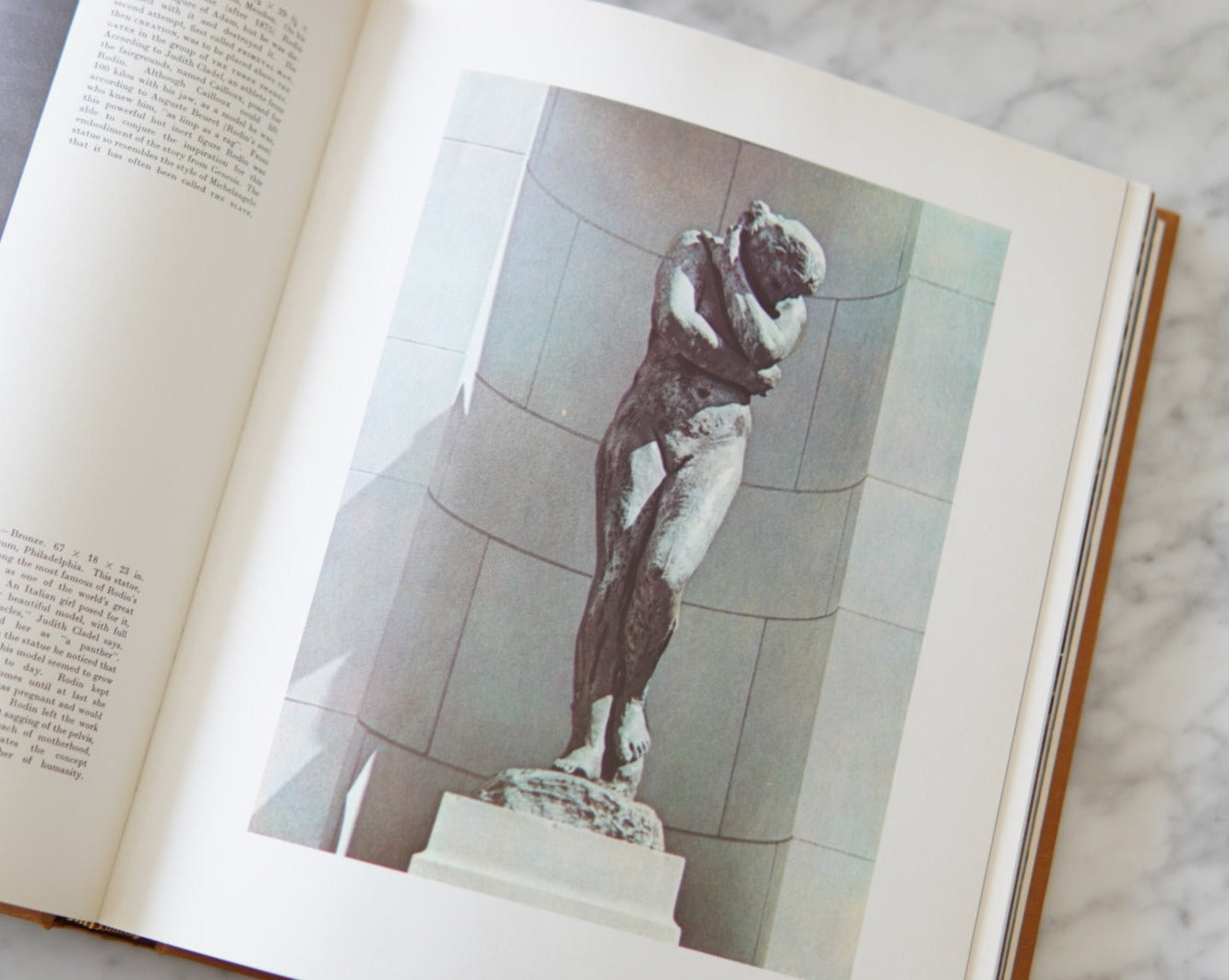 Vintage Auguste Rodin Coffee Table Book