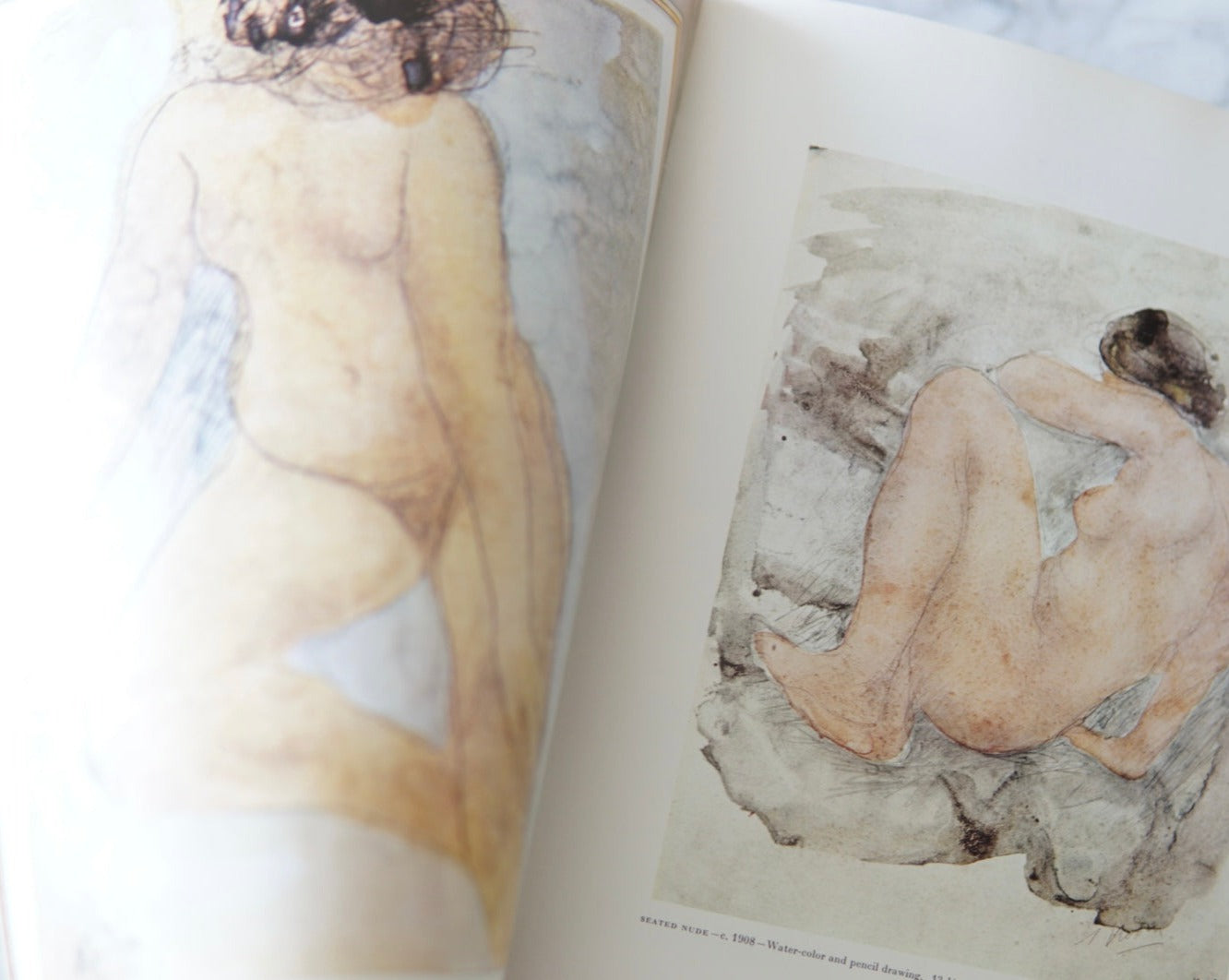 Vintage Auguste Rodin Coffee Table Book