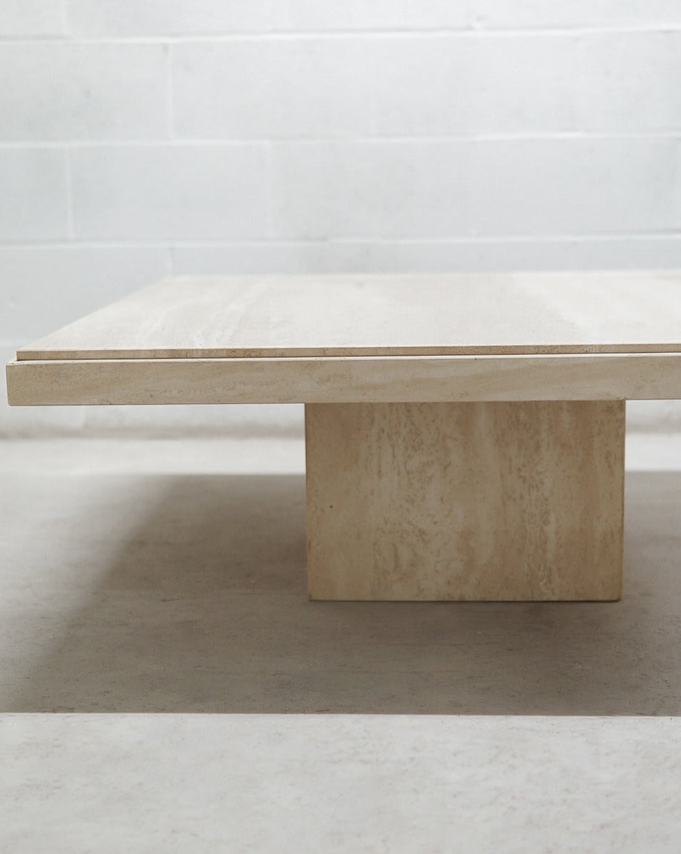 Vintage Travertine Coffee Table