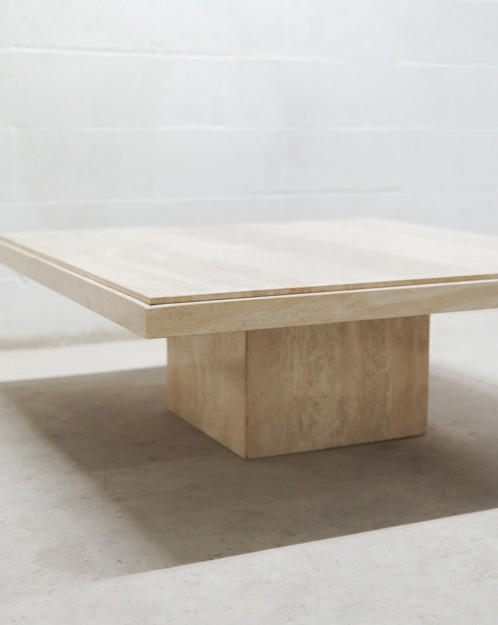 Vintage Travertine Coffee Table