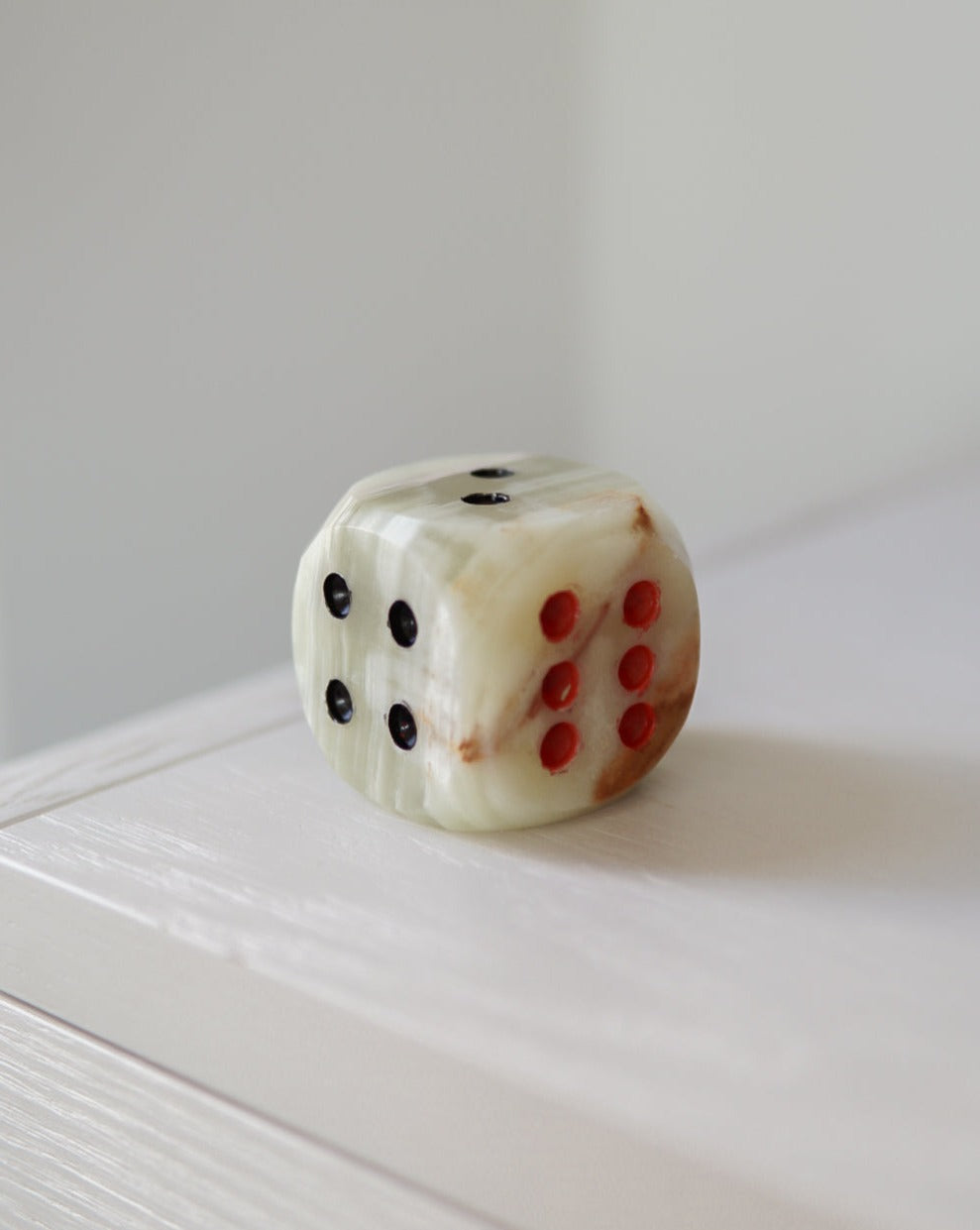 Oversized Onyx Dice Paperweight