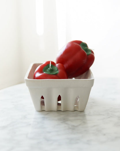 Pear and Bell Pepper Candles