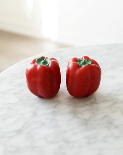 Pear and Bell Pepper Candles