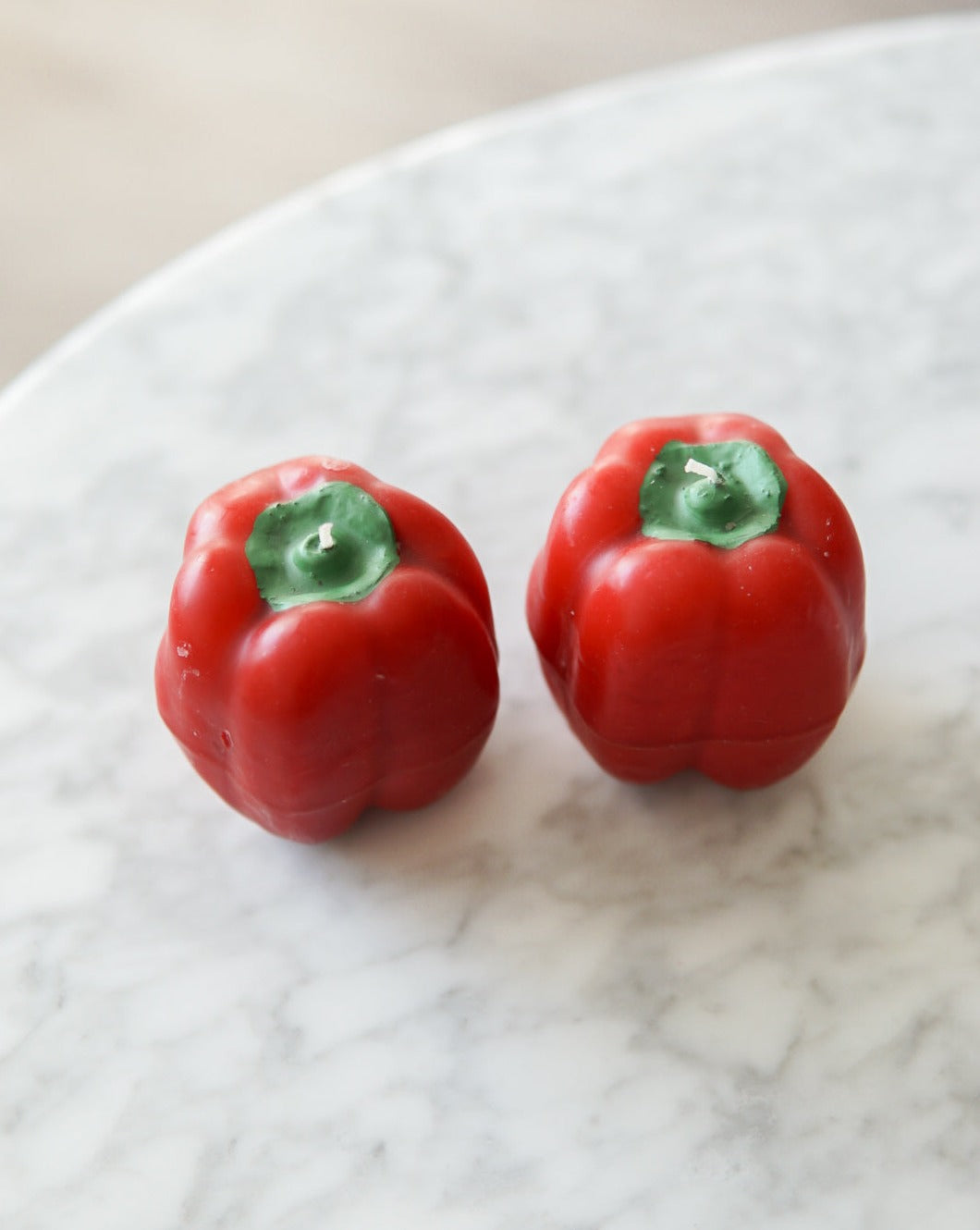 Pear and Bell Pepper Candles