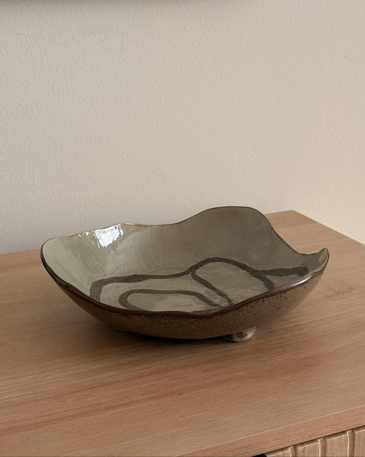 Organic-Shape Ceramic Plate