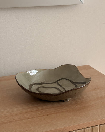 Organic-Shape Ceramic Plate