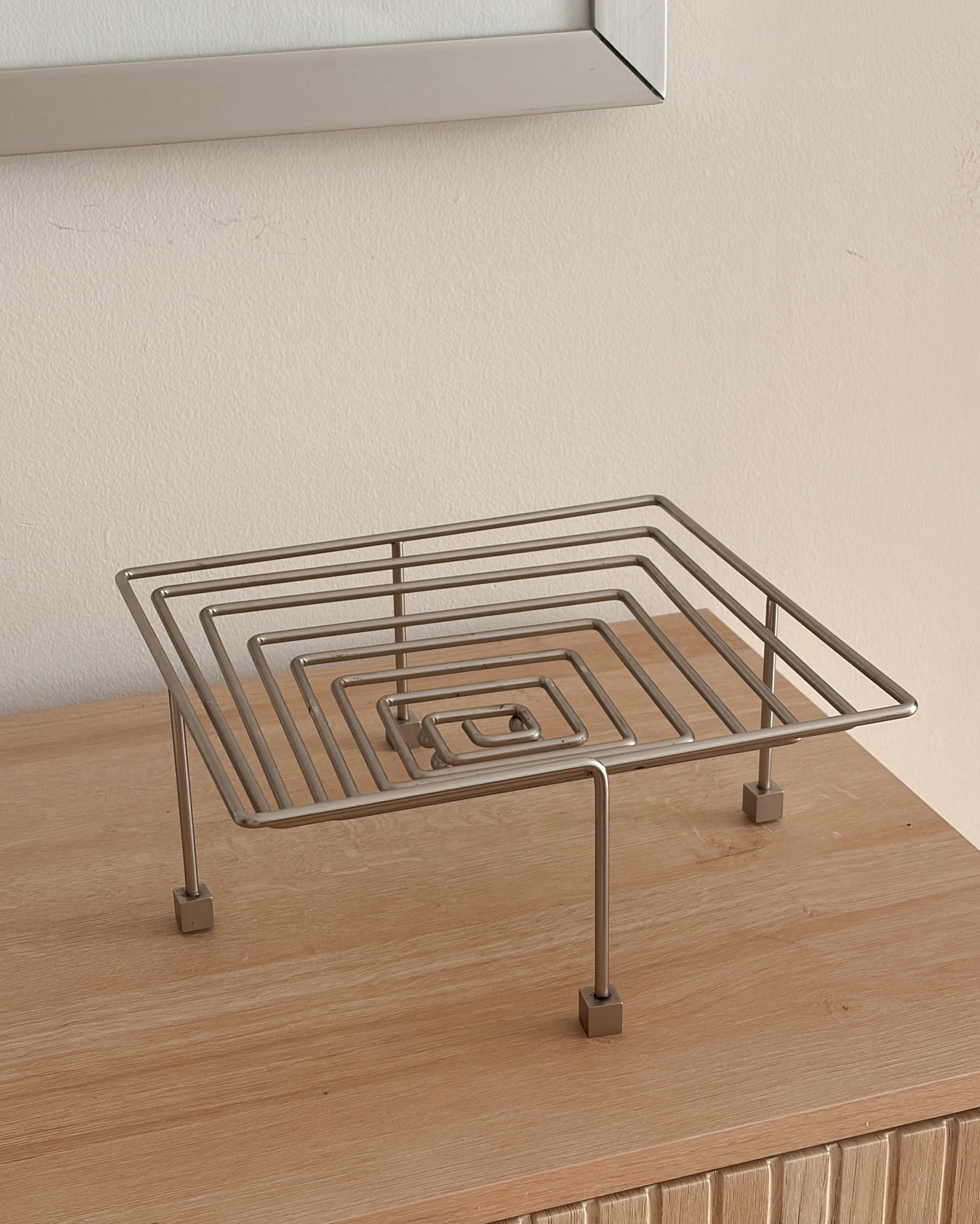 MCM Chrome Fruit Bowl
