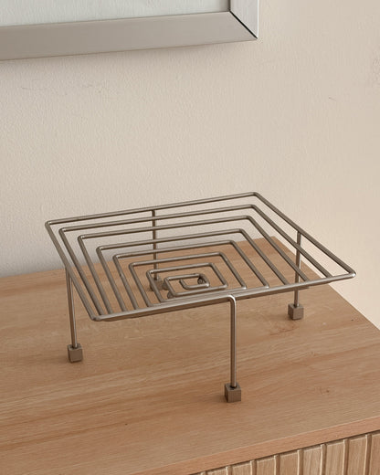 MCM Chrome Fruit Bowl