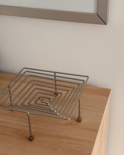 MCM Chrome Fruit Bowl
