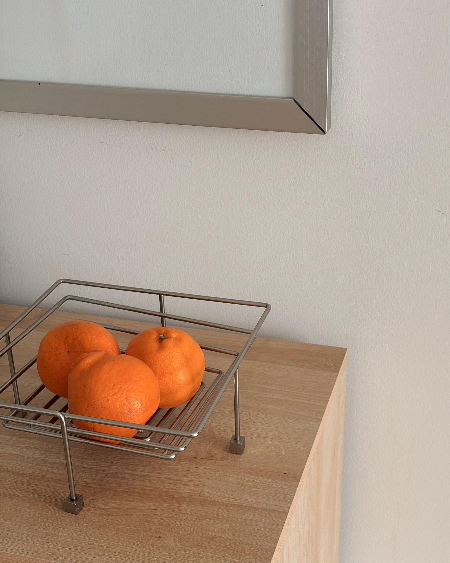MCM Chrome Fruit Bowl