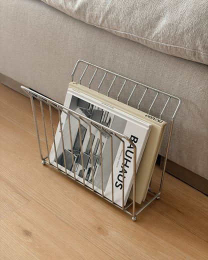 Chrome Magazine Rack