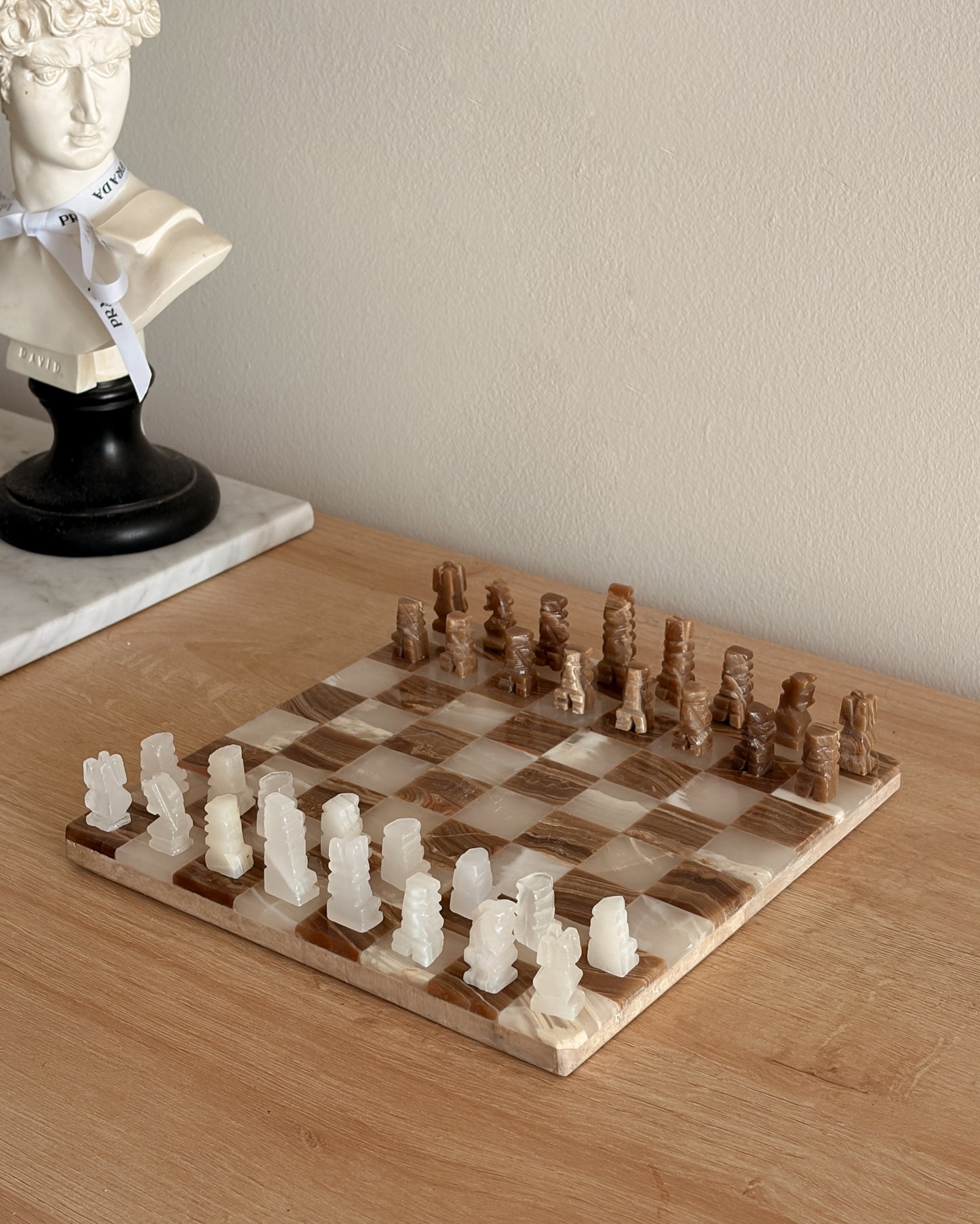 Mini Onyx Chess Set