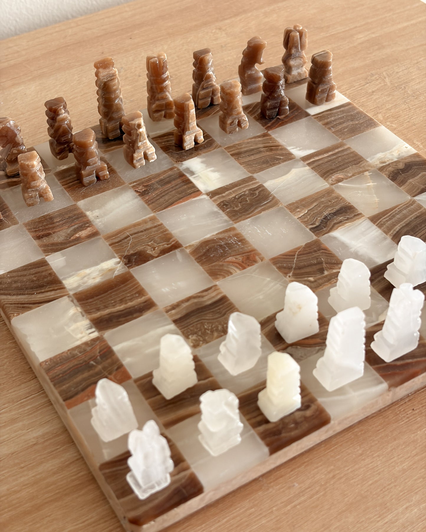 Mini Onyx Chess Set